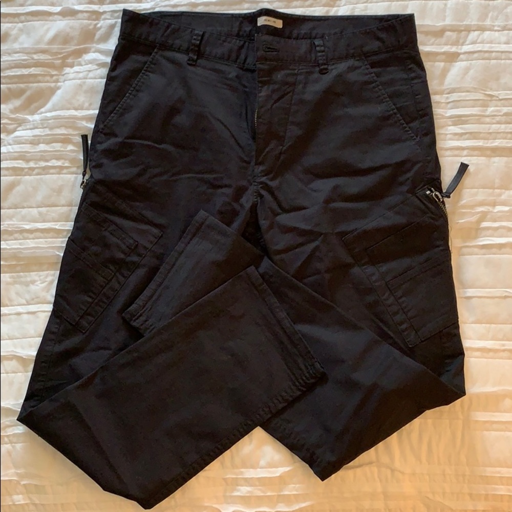 Helmut Lang side-zip MOTO pants, 34W, REALLY COOL!